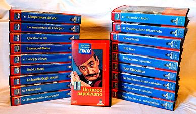 IL GRANDE CINEMA DI TOTO’ 19 Film in  VHS