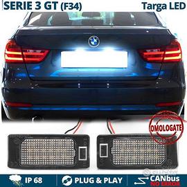 Luci TARGA Full LED per Bmw SERIE 3 GT F34 6500K
