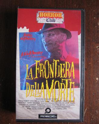 VHS La Frontiera della Morte Nightmare Horror club