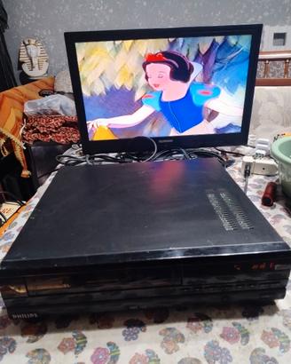 Videoregistratore Philips VHS HQ 4 testine