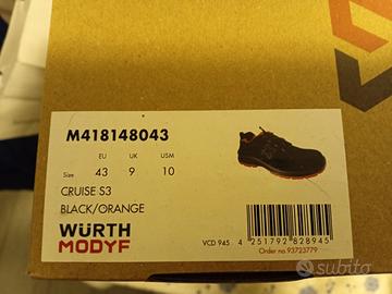 Scarpe antinfortunistiche marca Wurth Modyf