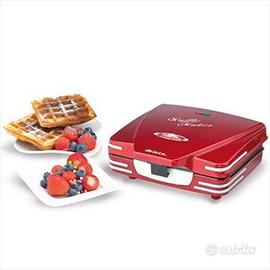 ARIETE - 187 Waffle Maker Party Time - Rosso
