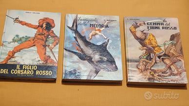 3 libri di E. Salgari