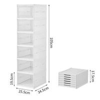 Scarpiera salvaspazio 6 ripiani