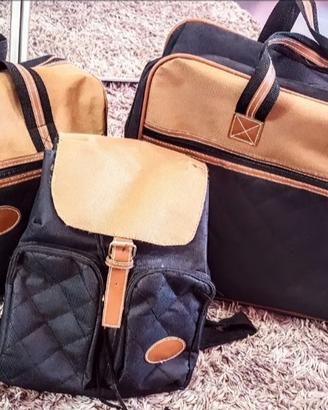 Set Trio Bag Valigia + Borsa + Zainetto da Viaggio