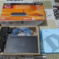 D-Link DSL-2640B Modem Router Wireless G ADSL2+