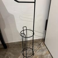 Porta rotolo in acciao