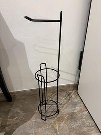 Porta rotolo in acciao