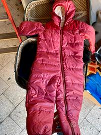 Tuta intera neve bambina 18 mesi