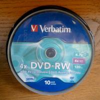 VERBATIM DVD-RW "Riscrivibili" conf.10