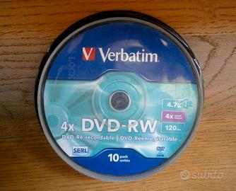 VERBATIM DVD-RW "Riscrivibili" conf.10