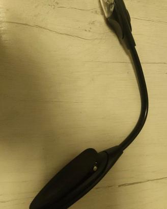 Mini luce LED con clip flessibile