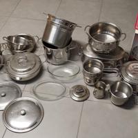 Batteria di pentole completa 25pz COME NUOVA