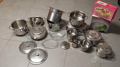 Batteria di pentole completa 25pz COME NUOVA