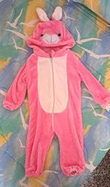 Costume di carnevale,coniglietto rosa Sped.Gratis