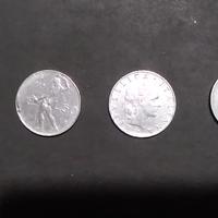 RARISSIMA moneta 50 lire Vulcano nudo all'incudine