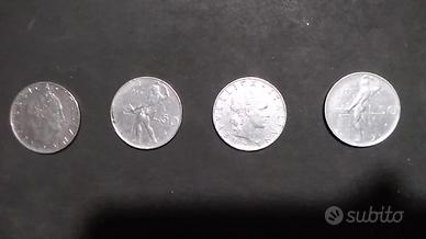 RARISSIMA moneta 50 lire Vulcano nudo all'incudine