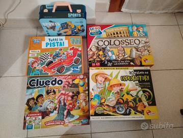 lotto 5 giochi in scatola bambini
