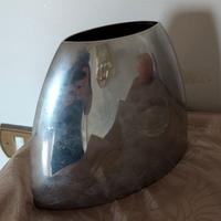 Piccolo vaso di design color argento