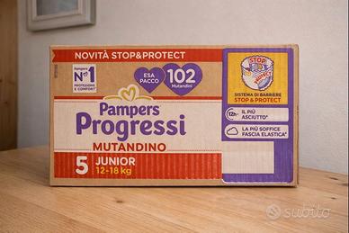 Pampers Progressi Mutandino 5 Junior – 102 pz