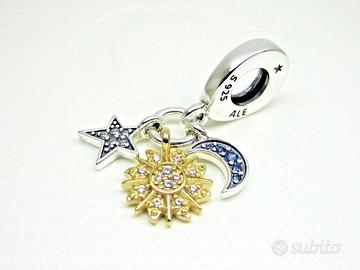 Pandora Charm Pendente Stella, Sole e Luna 762676C