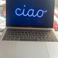 MacBook Pro 13" A1708- Processore i7- SSD-512GB-