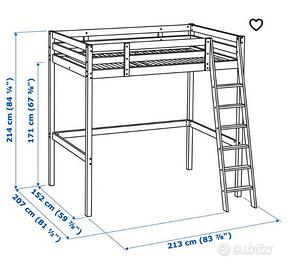 letto a soppalco ikea