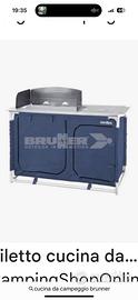 Postazione per cucina da campeggio