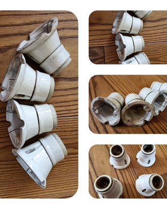 Attacchi in ceramica per lampade