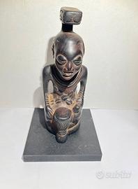 Statua africana rara antica Yombe - Congo