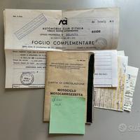 Libretto + foglio complementare Honda CB 400 Four