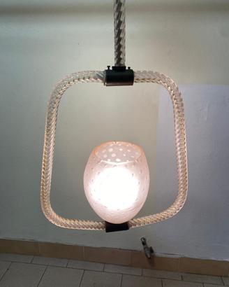 Lampada vetro Murano anni 40