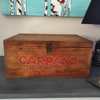 Elegante scatola in legno Vermouth Carpano 