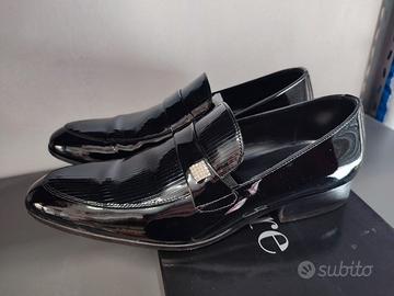 scarpe uomo sposo cerimonia mocassino nere