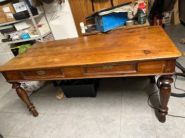 Tavolo vintage in pitch pine