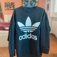 Felpa nera Adidas