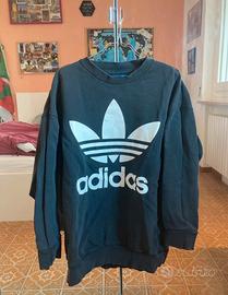 Felpa nera Adidas