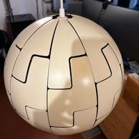 Lampada a sospensione Ikea bianco/rame