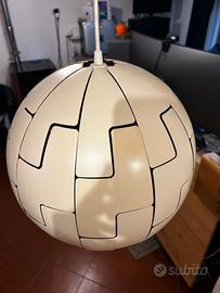 Lampada a sospensione Ikea bianco/rame