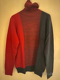 Maglione collo alto bicolore uomo Conbipel M