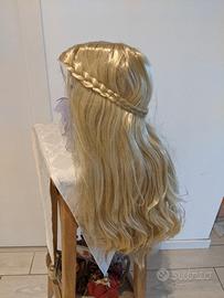 Parrucca capelli lunghi biondi