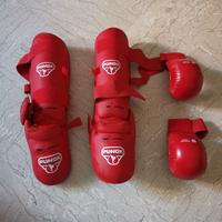 Set protezioni karate Punizione