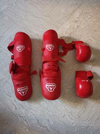Set protezioni karate Punizione