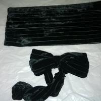 papillon e fascia accessori eleganti