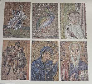 6 CARTOLINE MOSAICI BIZANTINI ANNI '80 NON VIAG