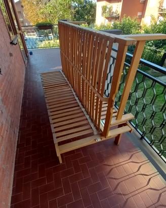 due reti singole in legno