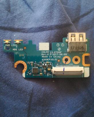 Scheda USB notebook hp