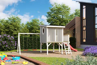 CASETTA IN LEGNO PER BAMBINI 2,3x2,3 (19mm)