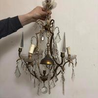 Lampadario d'epoca stile Maria Teresa