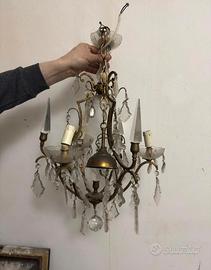 Lampadario d'epoca stile Maria Teresa